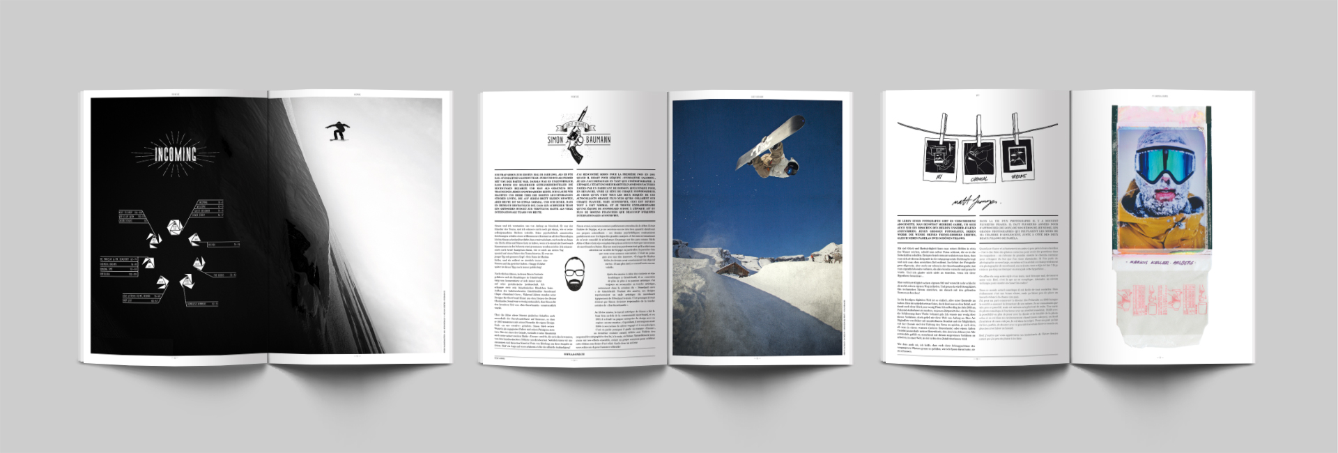 Guest Designer for Whiteout Snowboard Magazine
